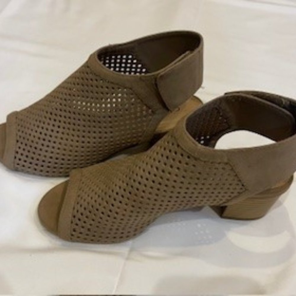 City Classified Mesh Heeled Sandals